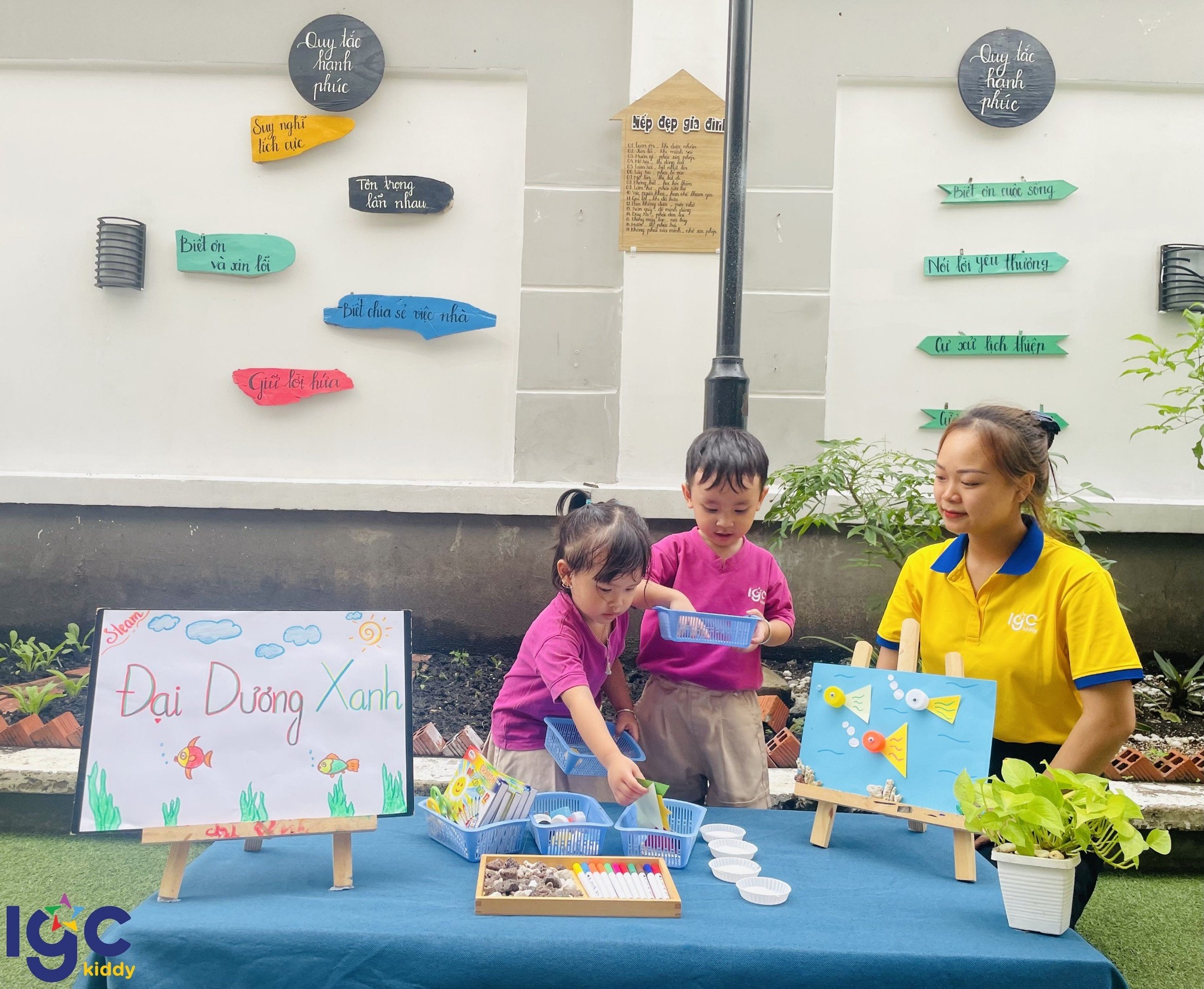 STEAM NGHỆ THUẬT: ĐẠI DƯƠNG XANH