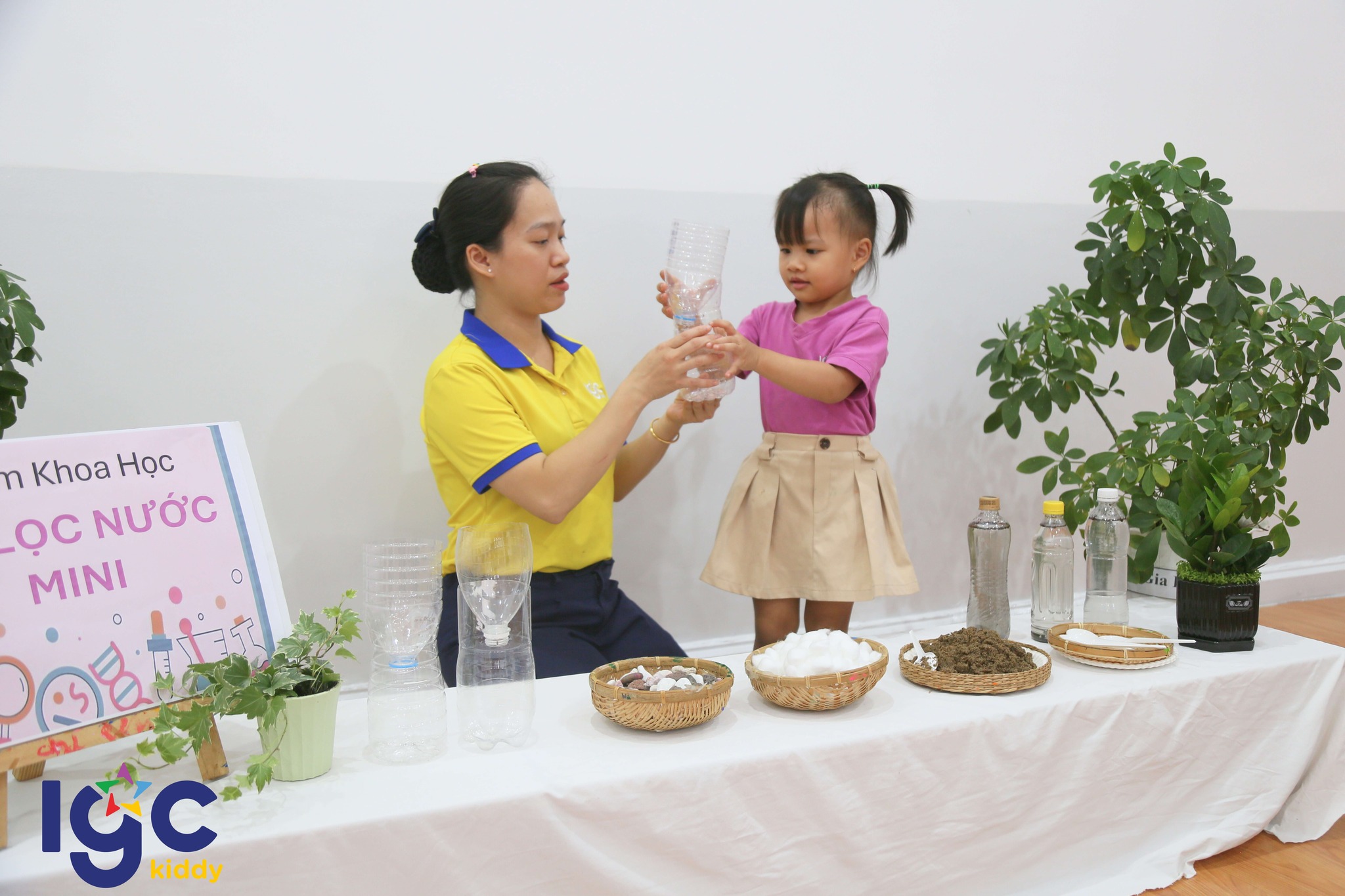 KHÁM PHÁ KHOA HỌC CÙNG HOẠT ĐỘNG STEAM MÁY LỌC NƯỚC MINI