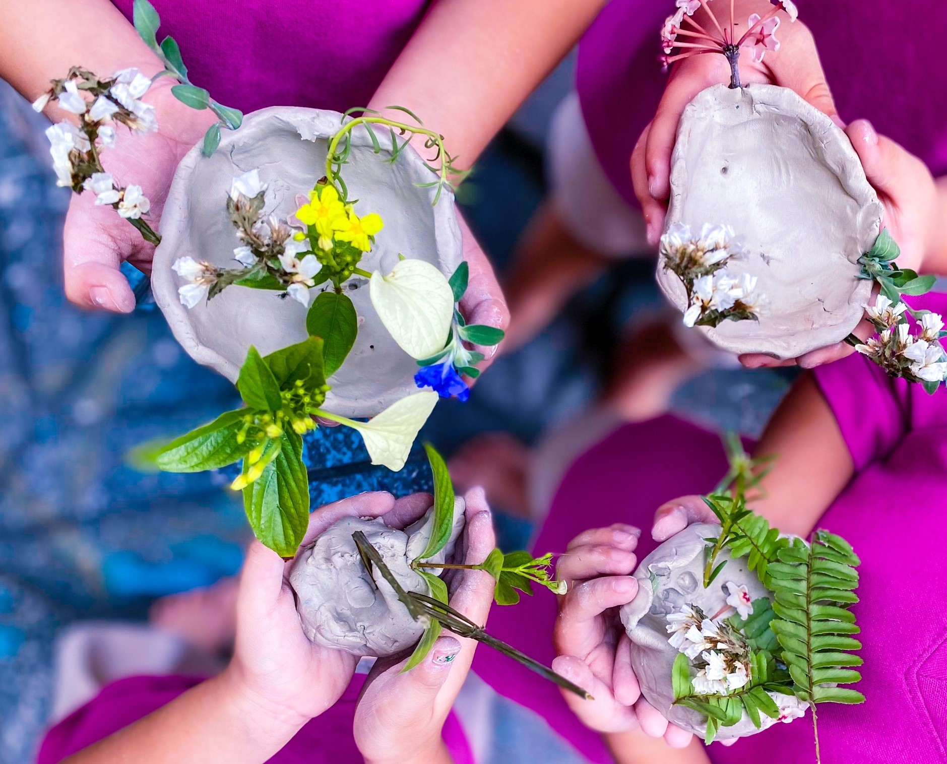 CÙNG BÉ YÊU LÀM CHẬU HOA GỐM