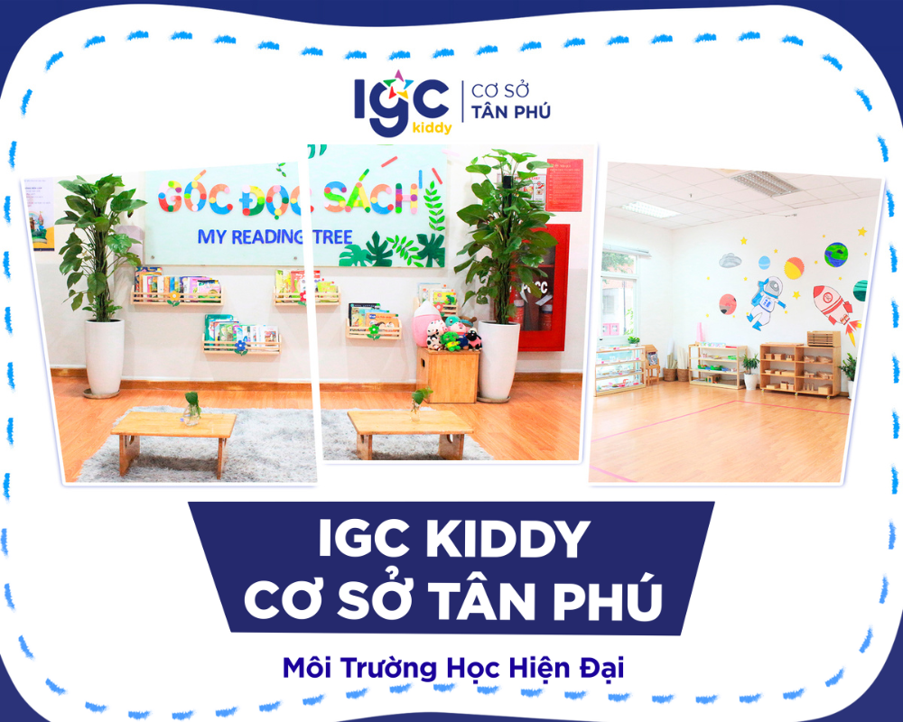 IGC Kiddy cơ sở Tân Phú - Môi trường học hiện đại